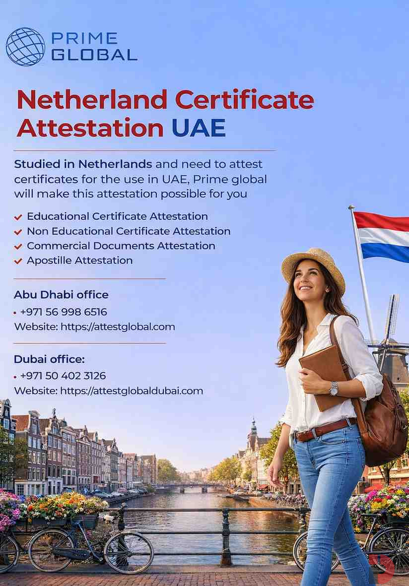 UAE Embassy Legalization for Netherlands Certificates – Easy Process