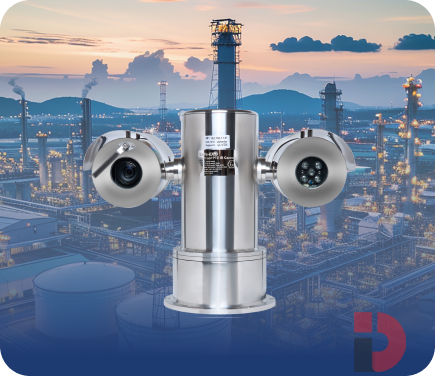 SharpEagle's Explosion-Proof PTZ Camera with IR – Industrial Hazard Su