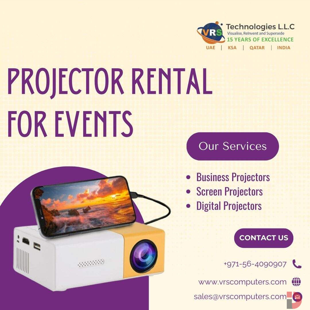 High-Lumen Projector Rental for Events in Dubai