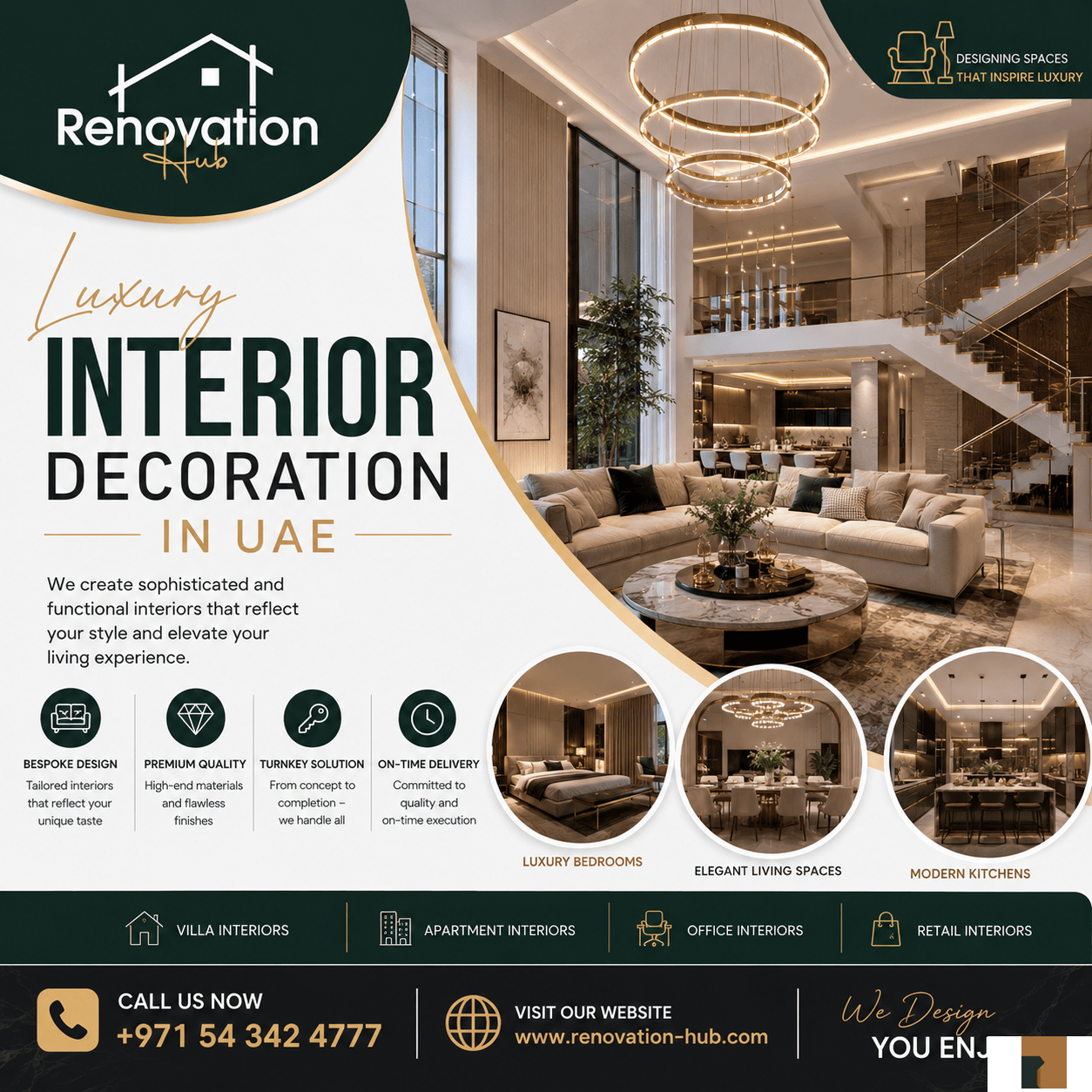 Luxury Interior Decoration in UAE | Luxury Interior Design