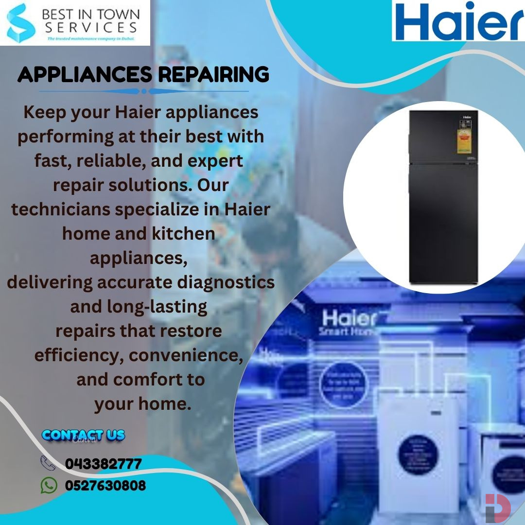 Haier appliances service alqouz(DUBAI)