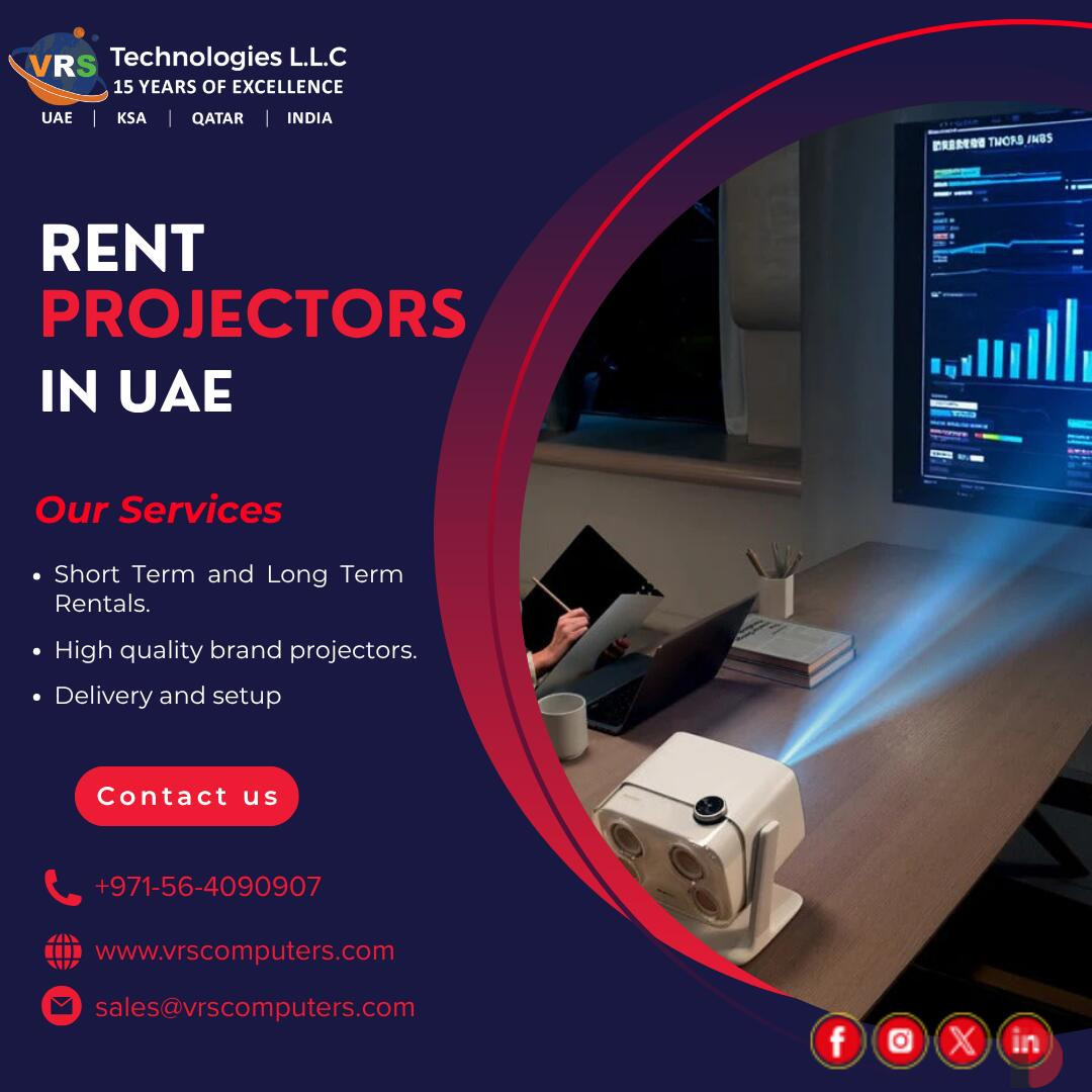 Best-Priced Projector for Rent in UAE and Weddings & Parties