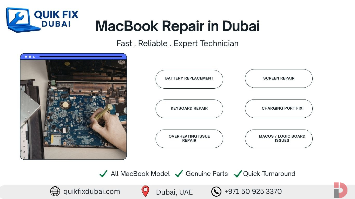 Same-Day MacBook Repair Dubai by Certified Technicians