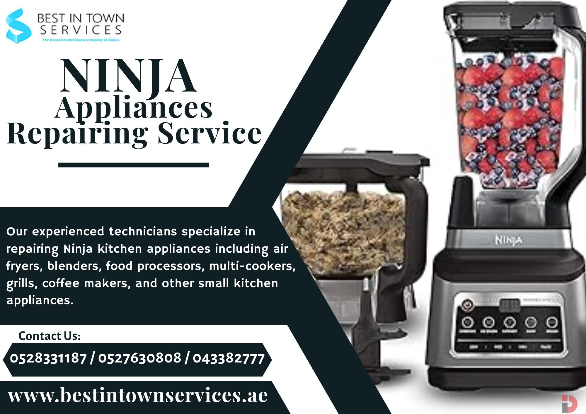NINJA APPLIANCES REPAIRING SERVICE DUBAI
