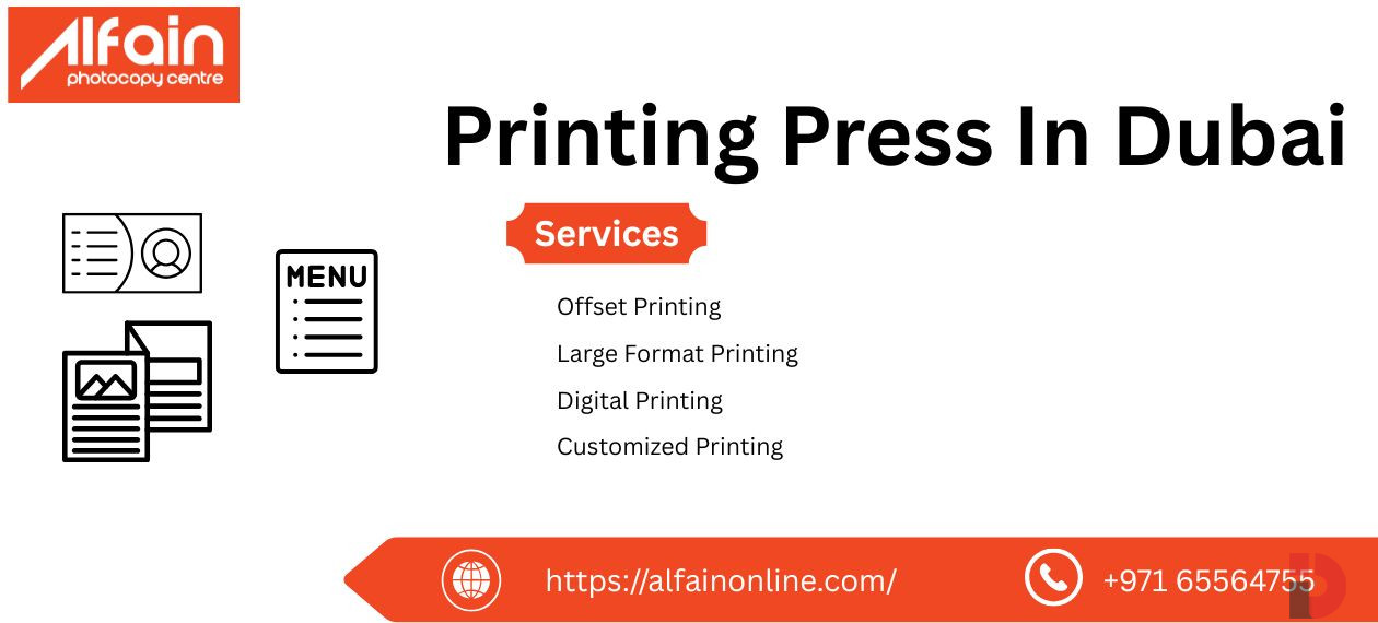 Affordable Printing Press in Dubai | Alfainonline