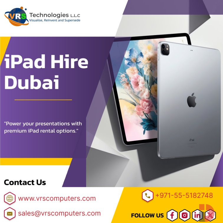 Hire Apple iPads for Business Meetings Across the UAE