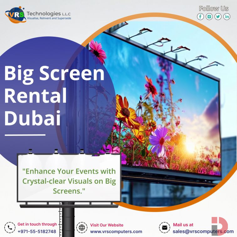 High Quality Big Screen Hire Solutions in UAE