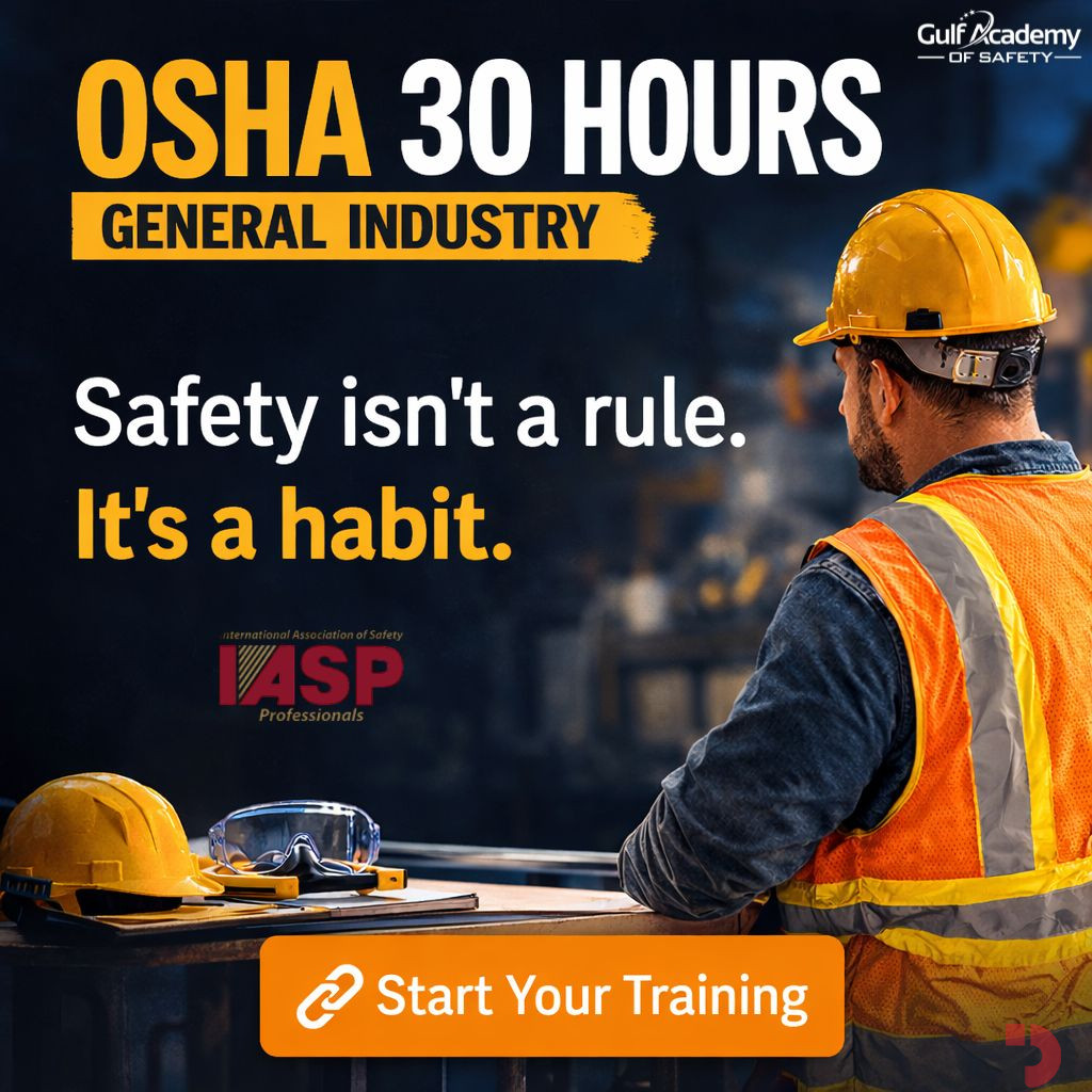 OSHA 30 Hour General Industry – India to Gulf Career