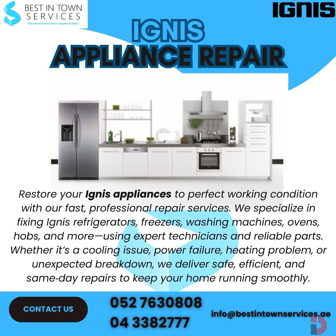 Ignis Home & Kitchen Appliances Repair Services