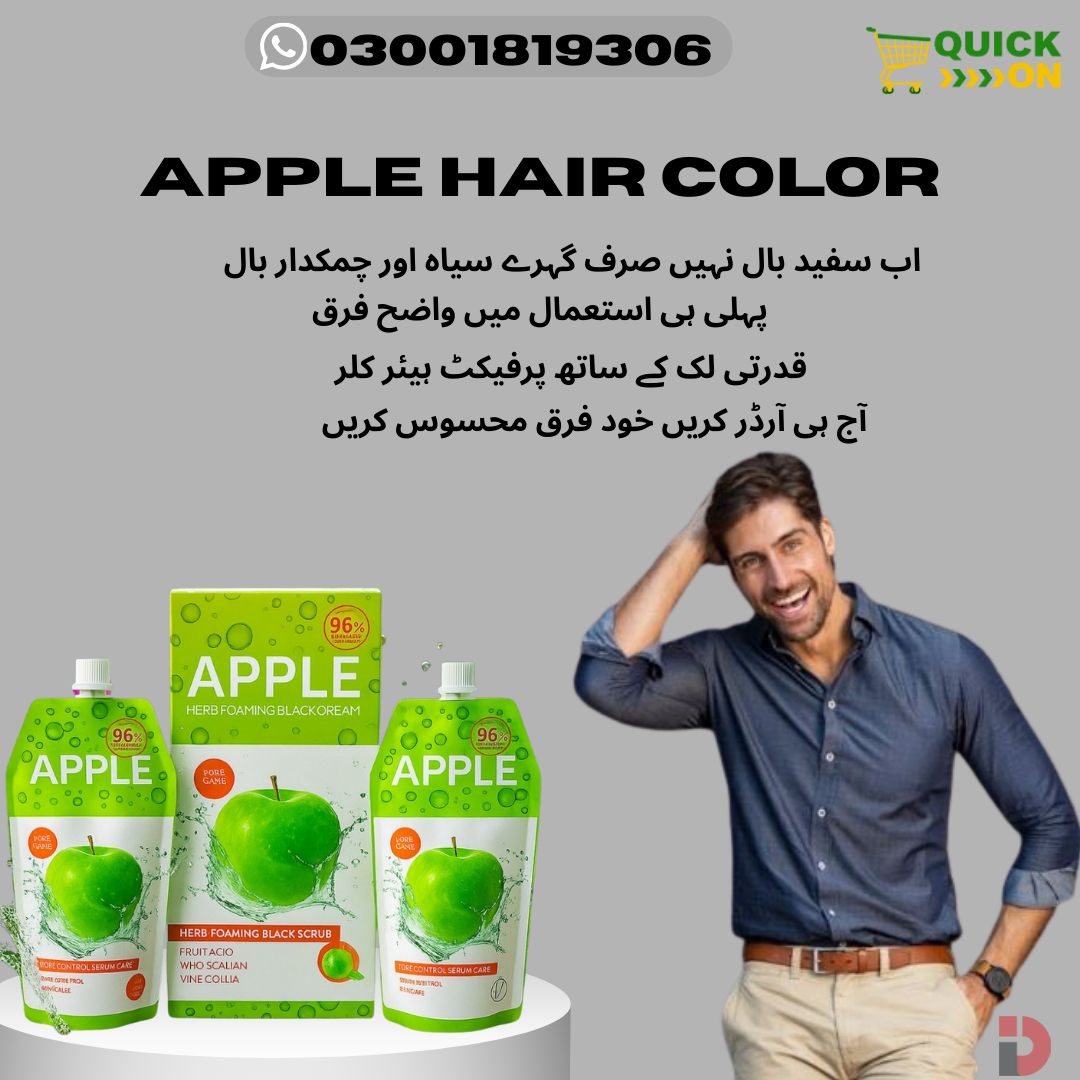 Apple Hair Color Price In Multan:Long-Lasting Color with Natural