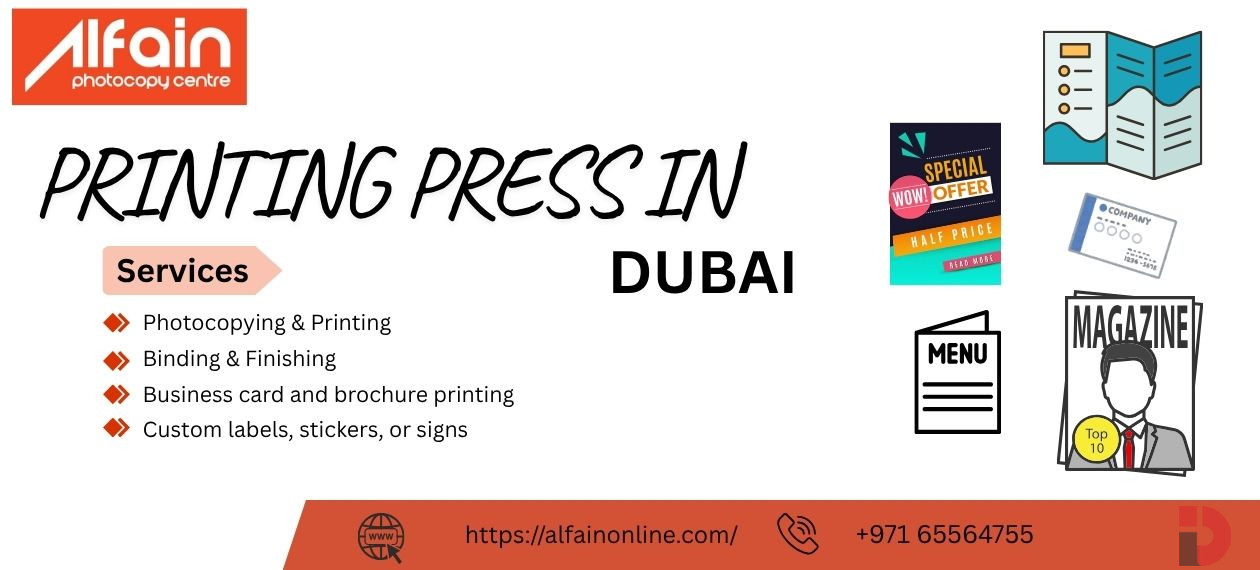 AlfainOnline – Trusted Printing Press in Dubai