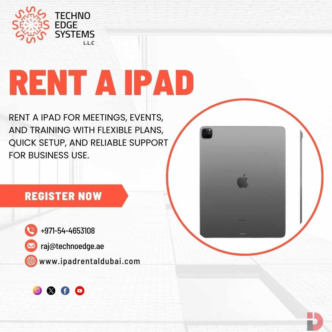 Business Events in UAE Made Easy Rent a iPad